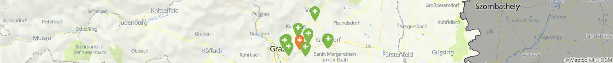 Kartenansicht für Apotheken-Notdienste in der Nähe von Eggersdorf bei Graz (Graz-Umgebung, Steiermark)